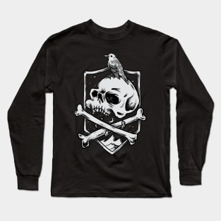 Skull and bird coll and newest Long Sleeve T-Shirt